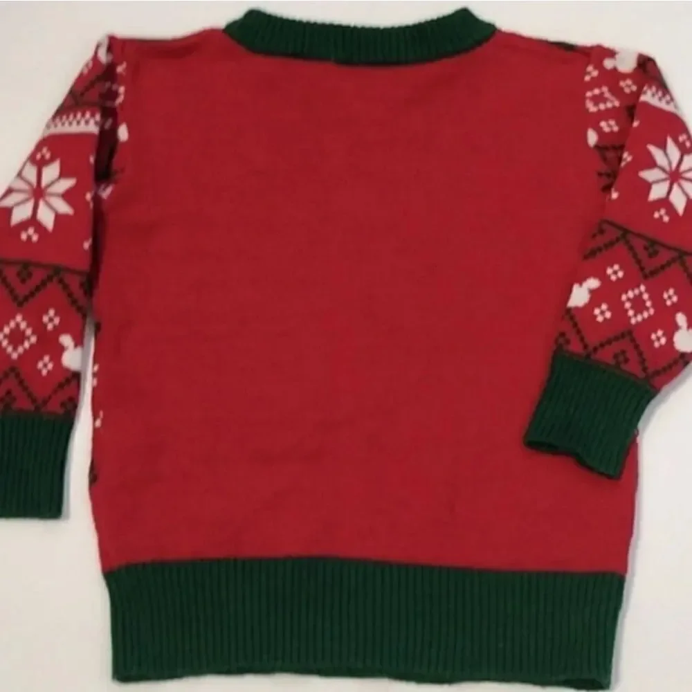 Disney VTG Mickey‎ Mouse Knit Sweater with Printed Fleece Pants Size 12M